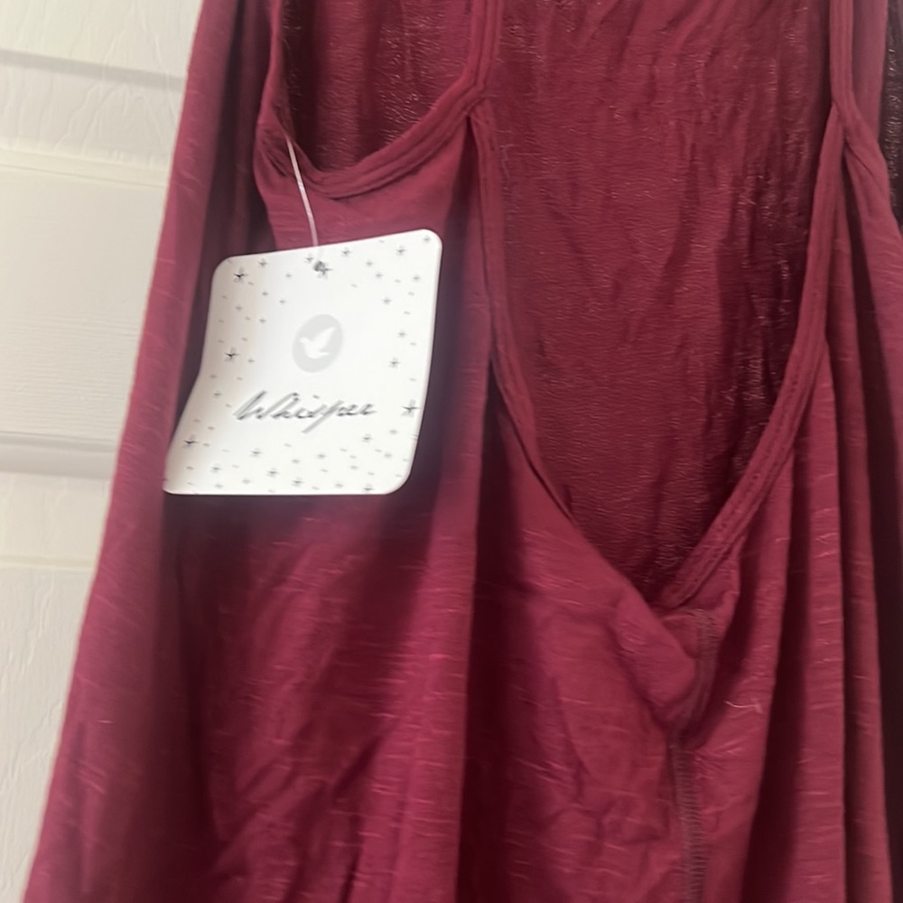 Whisper Susan tank in wine dark ❤️ - Picture 3 of 4